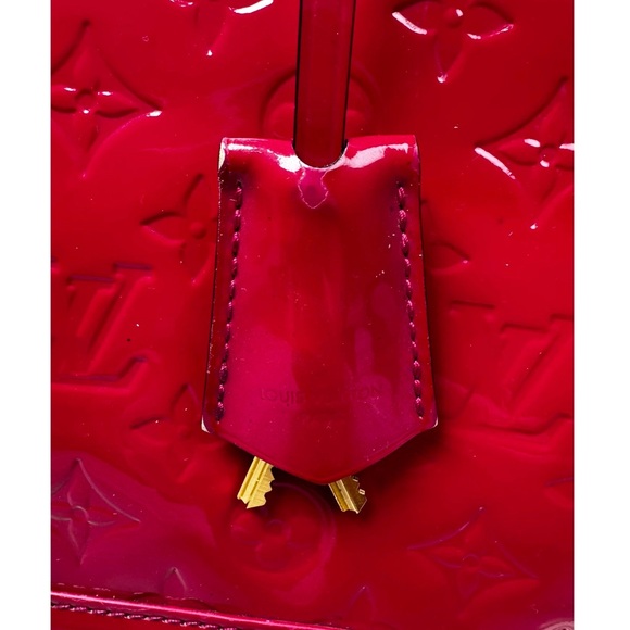 Louis Vuitton Red Patent Leather Alma - Picture 8 of 16